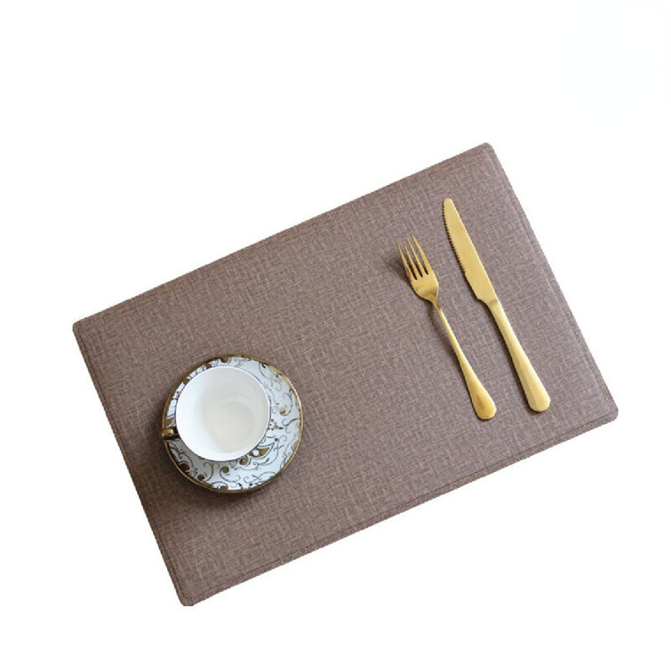 Captive Gala Leather Rectangle Placemat Wayfair